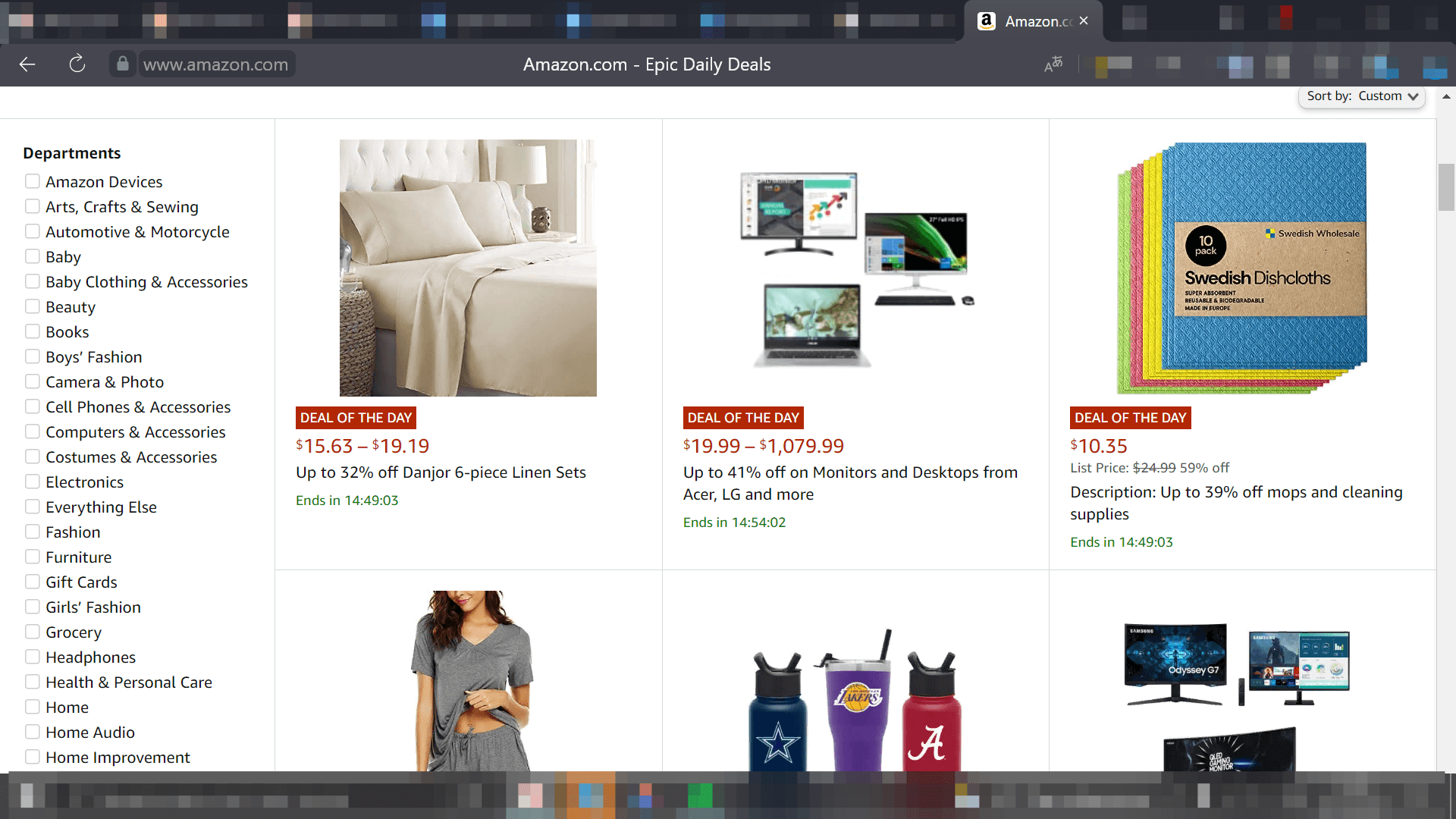 Amazon is an example of online retailer