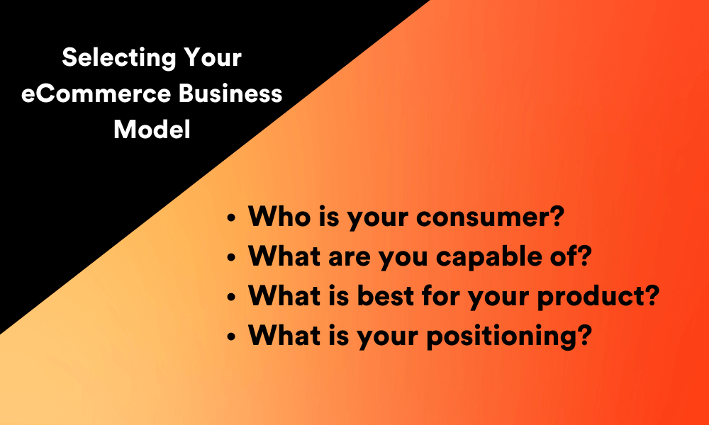 how to choose ecommerce model