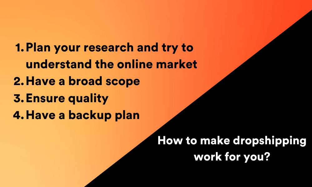 How to make dropshipping work for you?