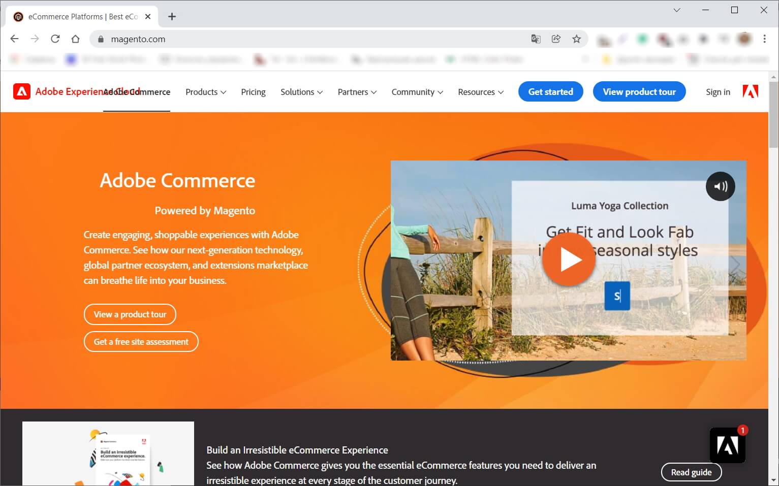 Adobe commerce powered by Magento