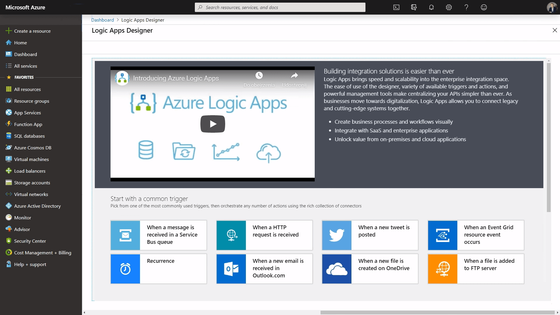 Azur logic apps